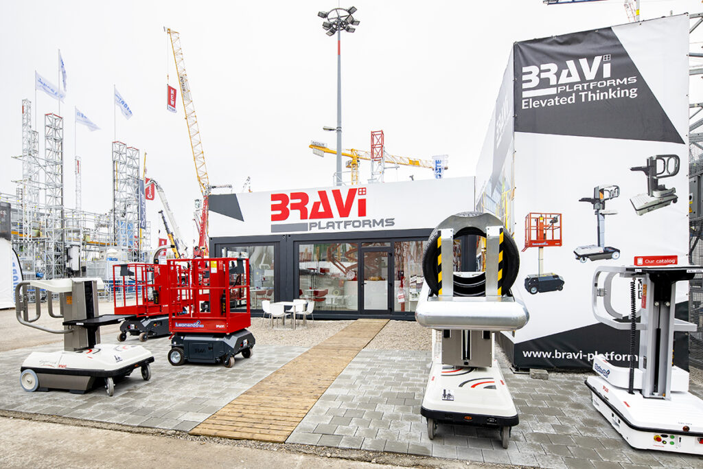 Messestand Bauma Freigelände