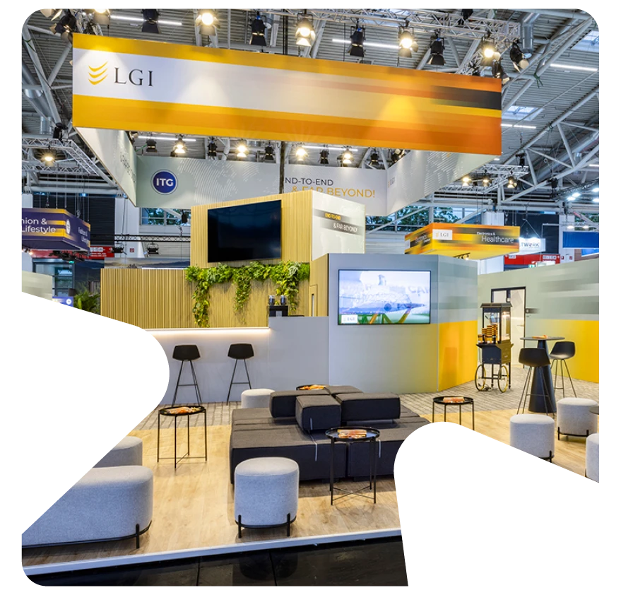 Individueller Messestand als Messebau Kompetenz von Fairfellows