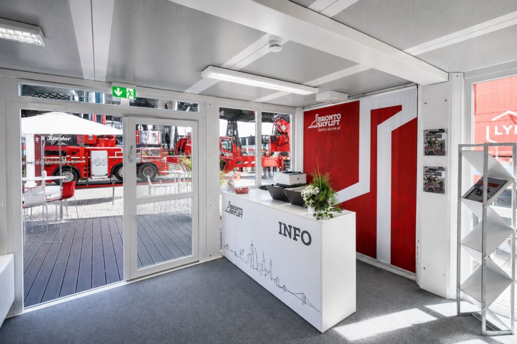 Messestand Bronto Skylift @ Interschutz 2026
