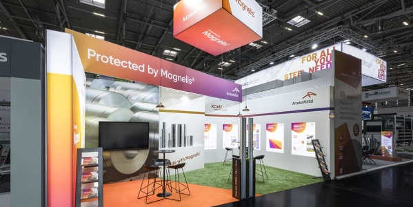 ArcelorMittal @ The smarter E Europe 2023<br>Messe München